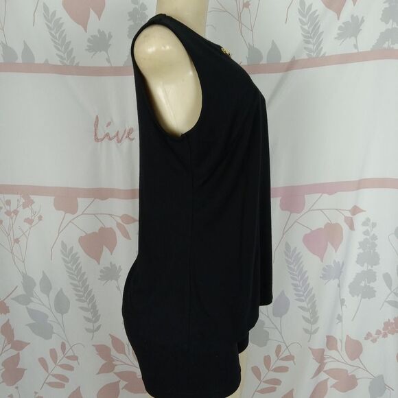Liz Claiborne Career black top Size Large - Picture 3 of 6